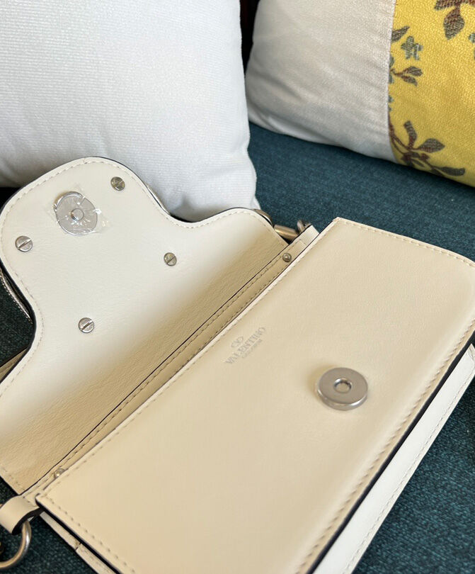 Valentino Loco Small Shoulder Bag With Jewel Logo